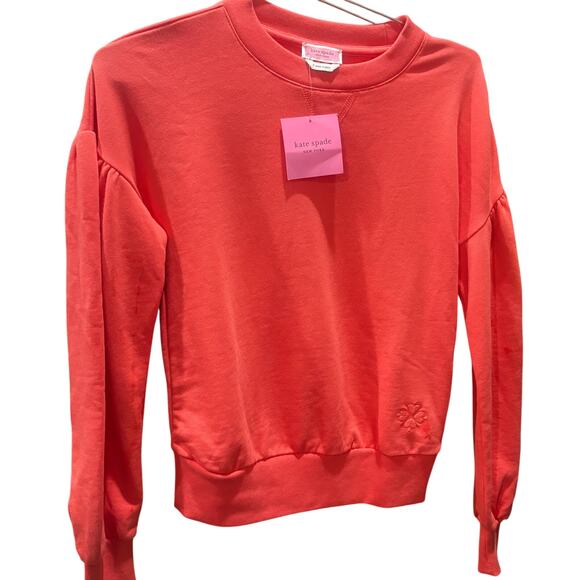 NWT Kate Spade Flower Embroidered Sweatshirt Size Small - Picture 7 of 9